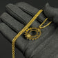 Gear/Sprocket Steel Chain Pendant