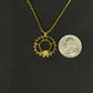 Gear/Sprocket Steel Chain Pendant