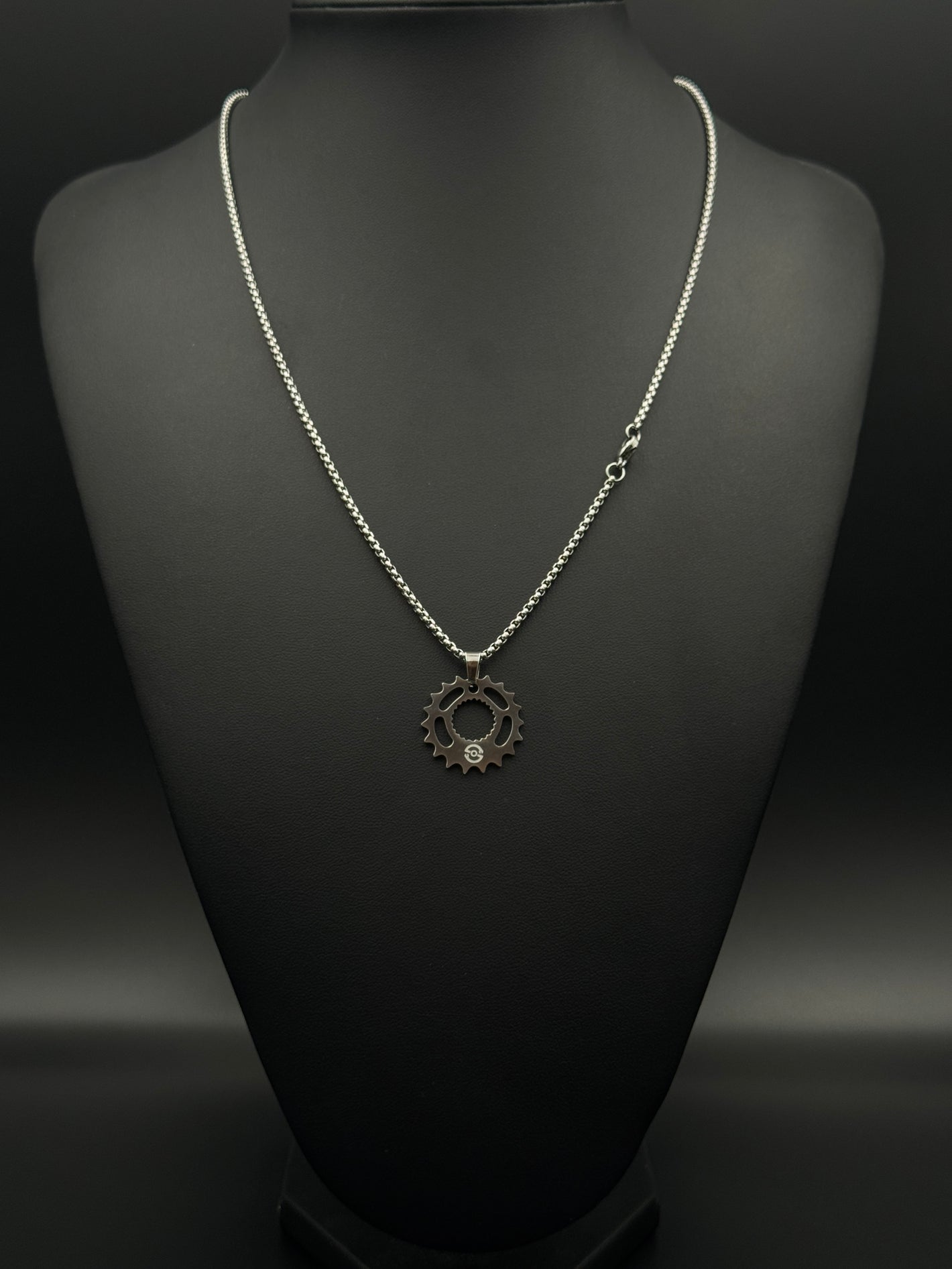 Gear/Sprocket Steel Chain Pendant