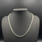 Classic 8mm Solid Cuban Link Chain