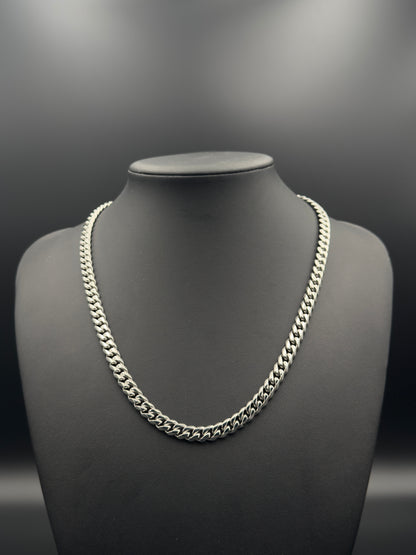 Classic 8mm Solid Cuban Link Chain